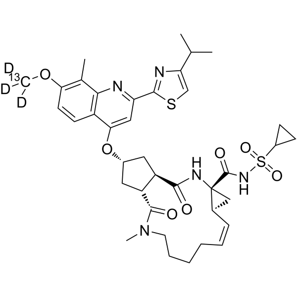 Simeprevir-13C,d3 (TMC435-13C,d3; TMC435350-13C,d3)